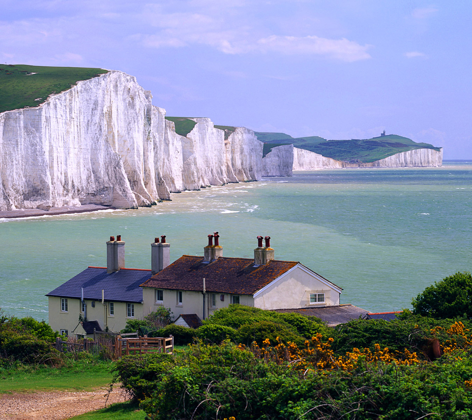 Seven Sisters Cliffs, near Seaford town, East Sussex, England